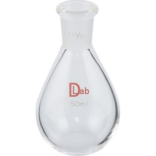 AS 平底ナスフラスコTS15/25 50ml