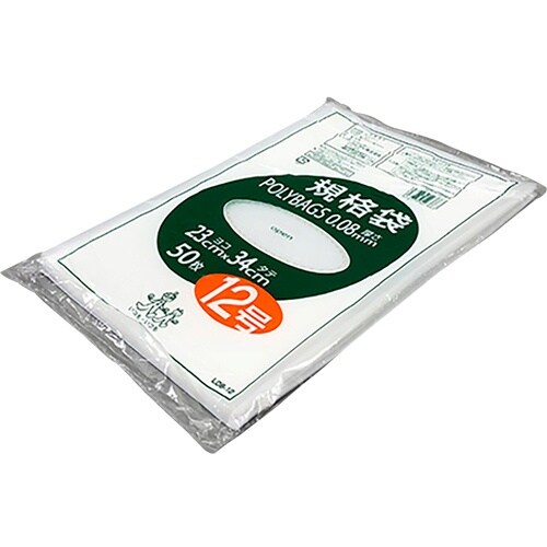 AS ポリバック規格袋 L08−12 50枚
