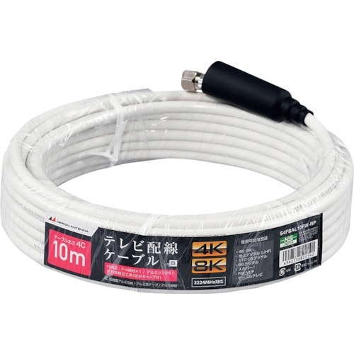 日本アンテナ テレビ配線ケーブル S4C 片側接栓