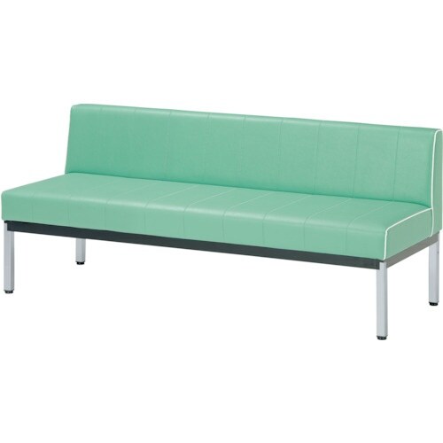 MIZUNO 蓄光ロビーベンチ背付 W1500 グ