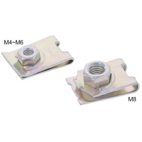 SUNCO 三価ホワイト クリップナット M5