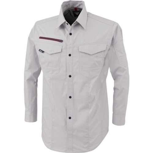 XEBEC 長袖シャツ1753−22−4L シルバ