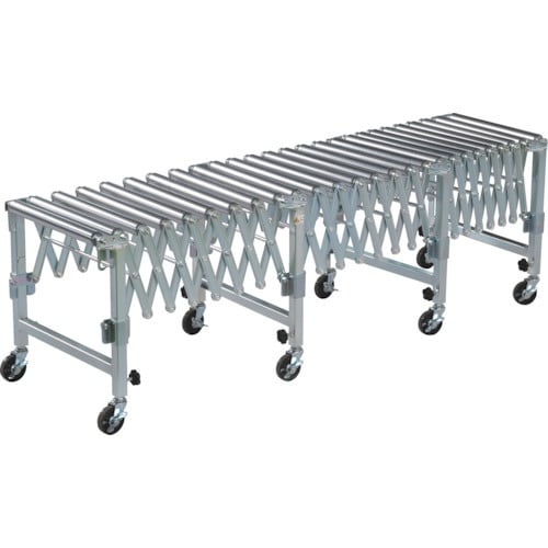 TRUSCO フレキシブル伸縮ローラーコンベヤ ロ