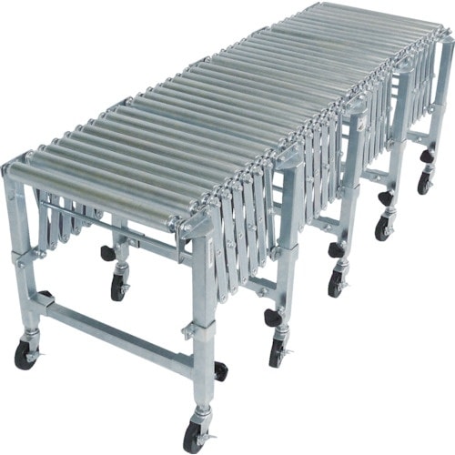 TRUSCO フレキシブル伸縮ローラーコンベヤ ロ