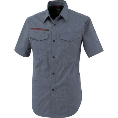 XEBEC 半袖シャツ1752−116−M 杢ブル