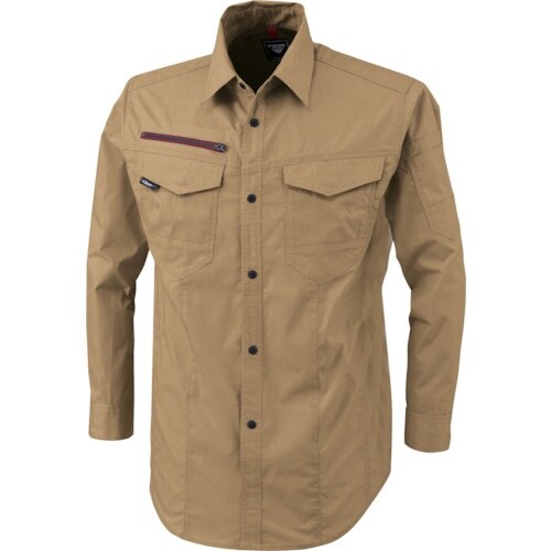 XEBEC 長袖シャツ1753−81−LL キャメ