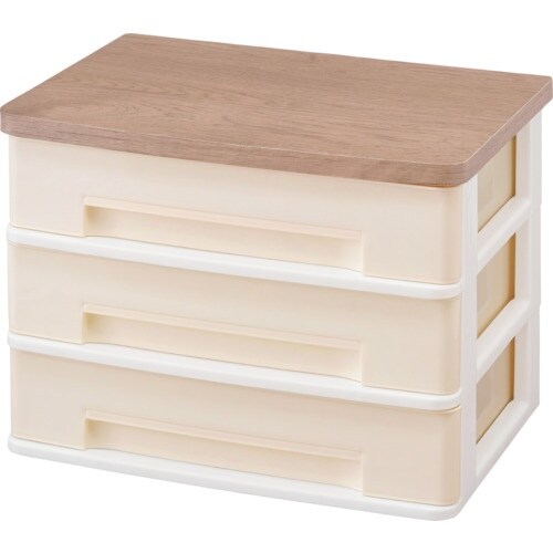 IRIS 288454 ウッドトップデスクチェスト