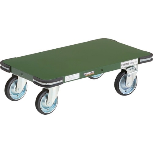 TRUSCO 鋼鉄製平台車 800X450 Φ15