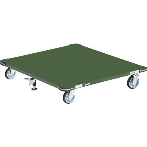 TRUSCO 鋼鉄製平台車 1100X1100 Φ