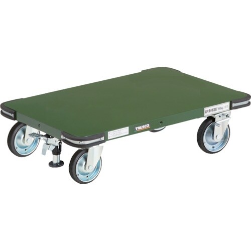 TRUSCO 鋼鉄製平台車 900X600 Φ15