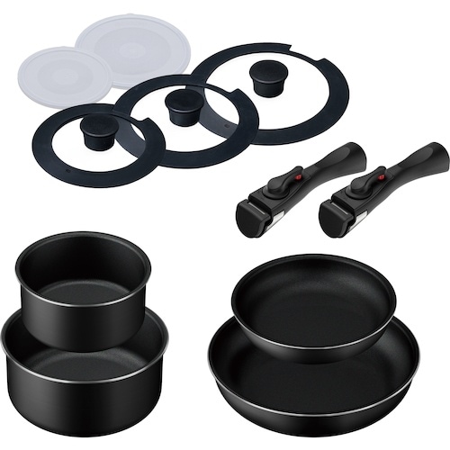 IRIS 529380 取っ手が外せるフライパン・