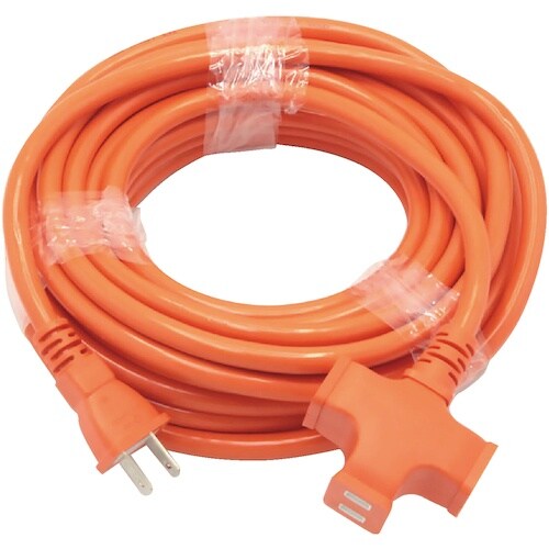 緑十字 超ソフト延長コード 長さ10m オレンジ