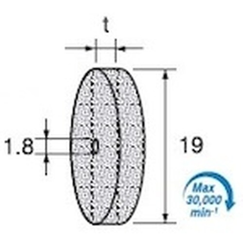アルゴファイル ホワイト砥石ホイール WA#120