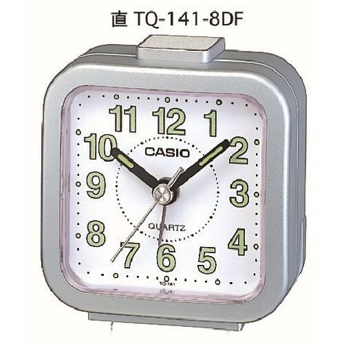 カシオ カシオ置時計(クオーツ) シルバー