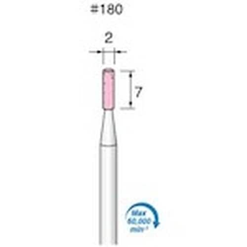 アルゴファイル 軸付ピンク砥石#180 Φ2X7