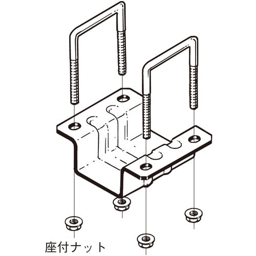NEGUROSU 交差支持金具