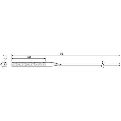 アルゴファイル ダイヤモンドヤスリ平#140 1.