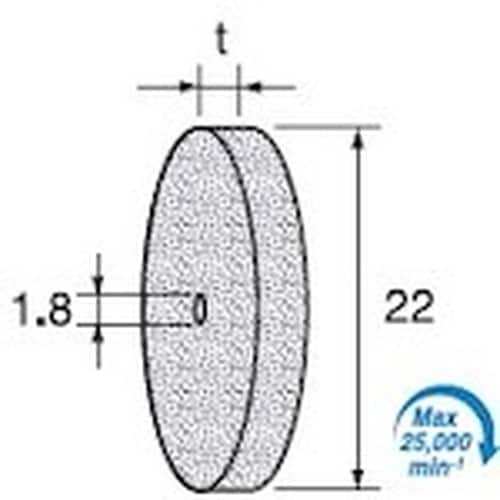 アルゴファイル ホワイト砥石ホイール WA#120