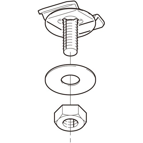 NEGUROSU 照明器具取付金具 ステンレス
