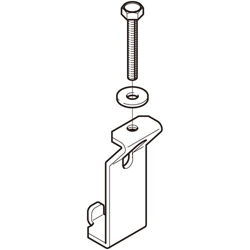 NEGUROSU カバー止め金具 溶融亜鉛