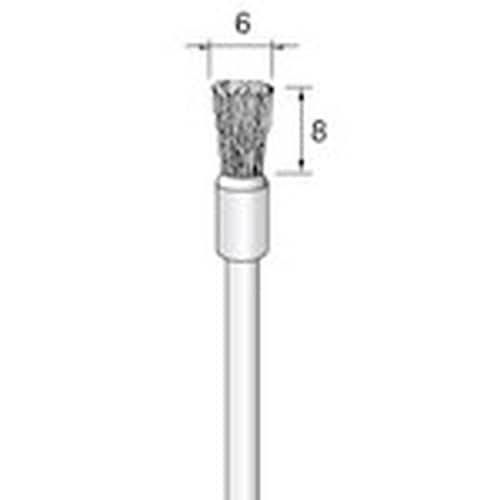 アルゴファイル ステンレスブラシ Φ6X8エンド型