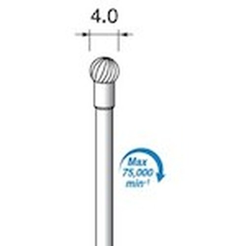 アルゴファイル 超硬カッタースパイラルカット Φ4