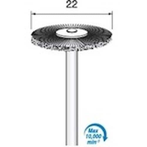 アルゴファイル ステンレスブラシ Φ22平型 Φ3