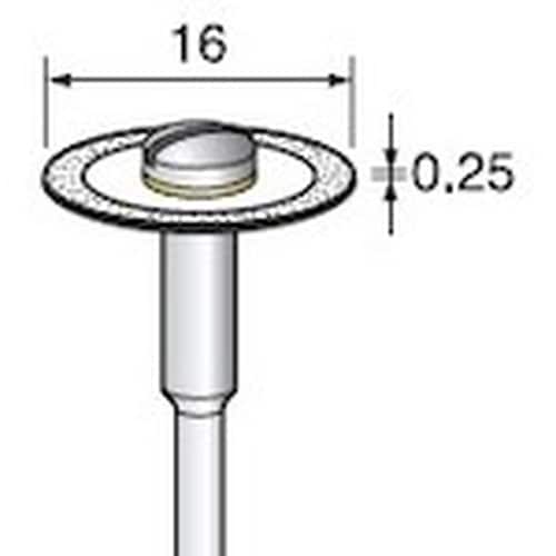 アルゴファイル 電着ダイヤディスク#400 Φ16