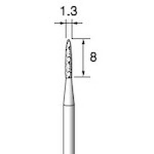 アルゴファイル 電着ダイヤモンドバー#140 Φ1