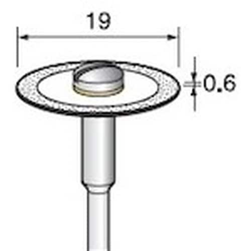 アルゴファイル 電着ダイヤディスク#140 Φ19
