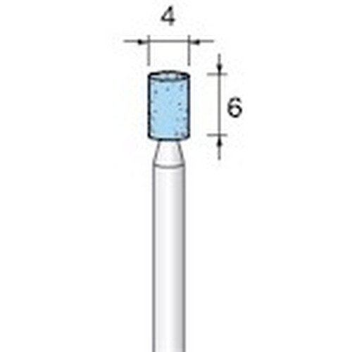 アルゴファイル 軸付ブルー砥石 WA#120 Φ4
