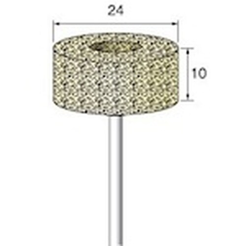 アルゴファイル 軸付フェルトバフ Φ24X10 Φ
