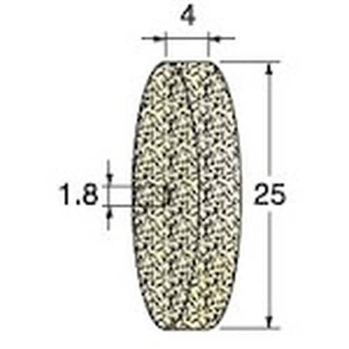 アルゴファイル フェルトバフホイール Φ25X4t