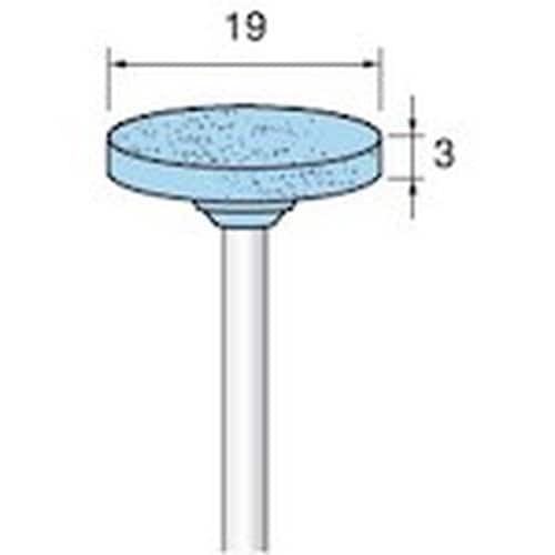 アルゴファイル 軸付溝研磨用ブルー砥石 WA#12