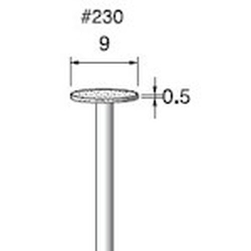 アルゴファイル 電着ダイヤモンドバー#230 Φ9