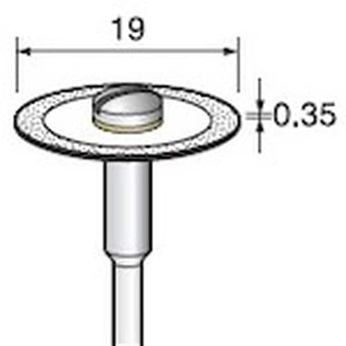 アルゴファイル 電着ダイヤディスク#200 Φ19