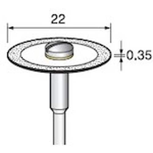 アルゴファイル 電着ダイヤディスク#200 Φ22