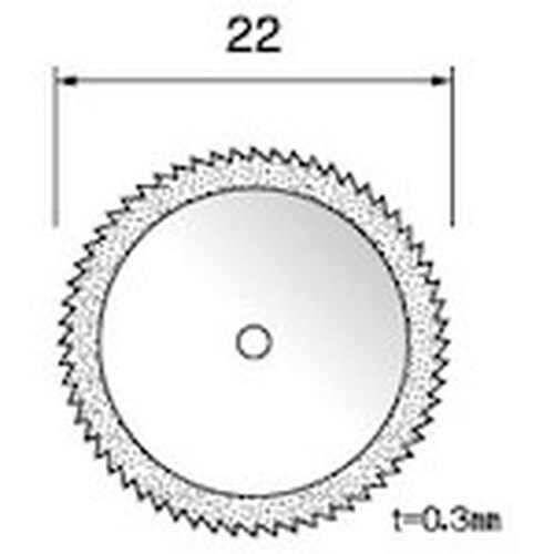 アルゴファイル 電着ダイヤカッティングディスク Φ