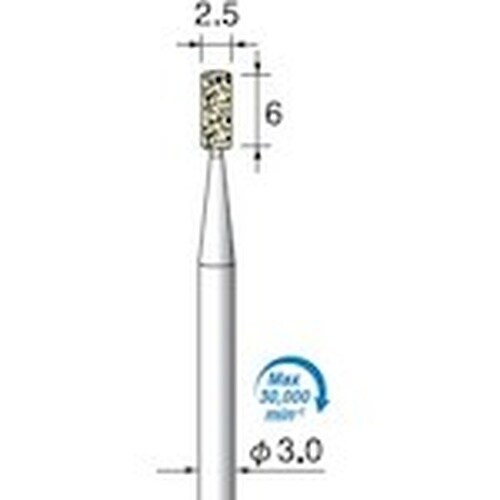 アルゴファイル 軸付フェルトバフハード Φ2.5X