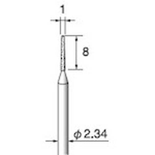 アルゴファイル 電着ダイヤモンドバー#140 Φ1