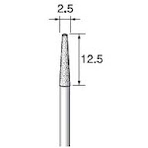 アルゴファイル 電着ダイヤモンドバー#140 Φ2