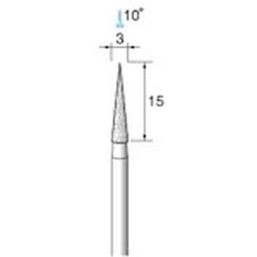 アルゴファイル 電着CBNボラゾン #140 Φ3