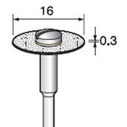 アルゴファイル 電着ダイヤカッティングディスク全面