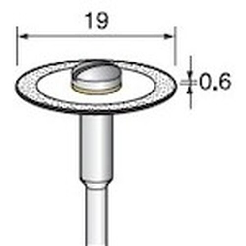 アルゴファイル 電着ダイヤディスク#140 Φ19