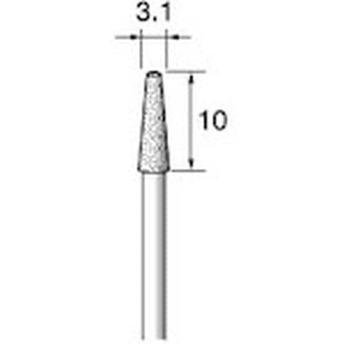 アルゴファイル 電着ダイヤモンドバー140 Φ3.