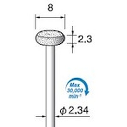アルゴファイル 電着ダイヤモンドバー#120 Φ8