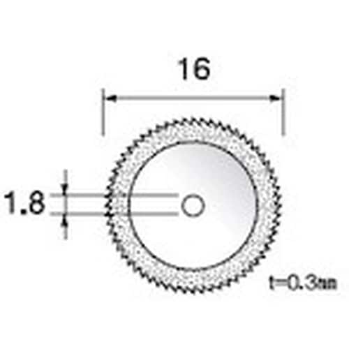 アルゴファイル 電着ダイヤカッティングディスク Φ