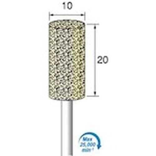 アルゴファイル 軸付フェルトバフソフト Φ10X2