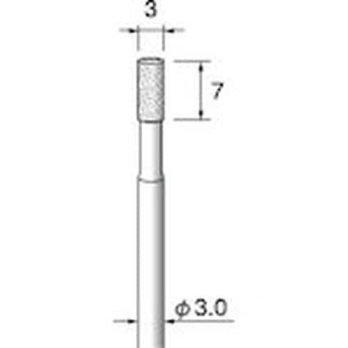 アルゴファイル 電着CBNボラゾン#140 Φ3X