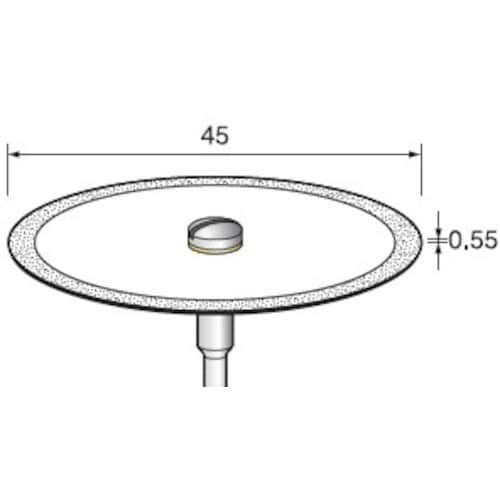 アルゴファイル 電着ダイヤディスク#140 Φ45